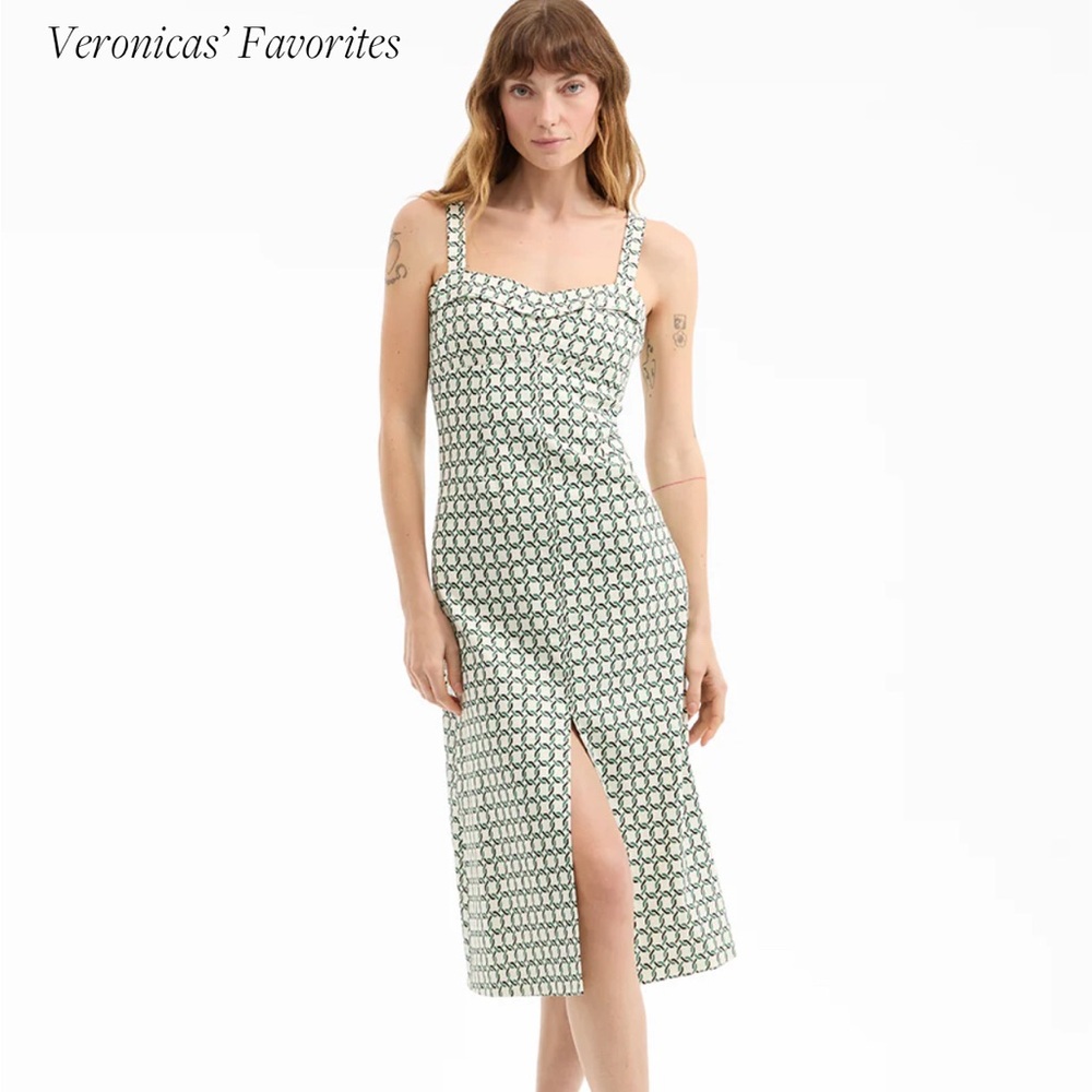 Veronica Beard Colleen Stretch Midi Dress